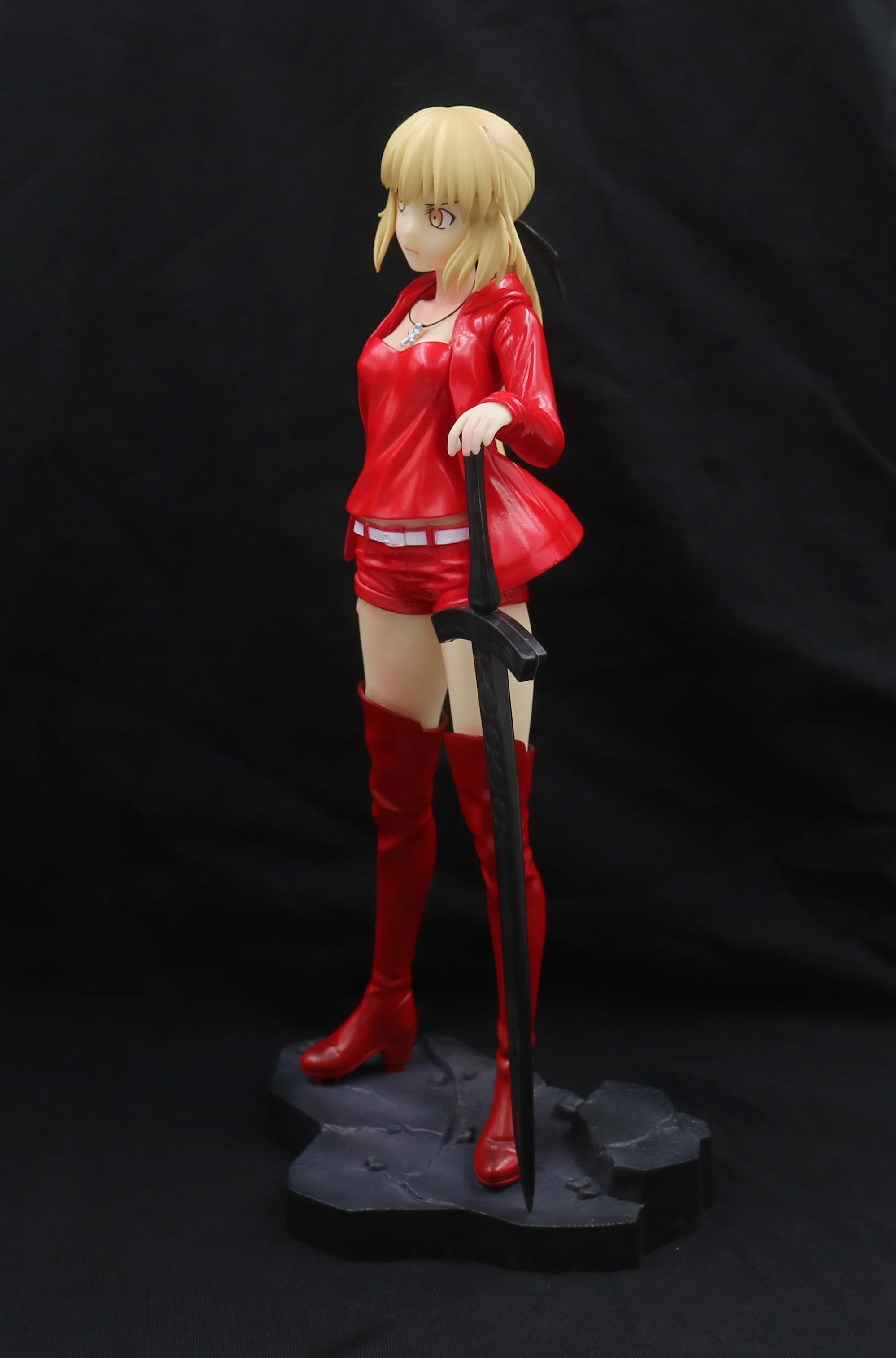 Fate Grand Order, 24 см, саблей, война Святого Грааля, FATE stay night, ПВХ фигурки, игрушки, Аниме фигурки, игрушки для детей