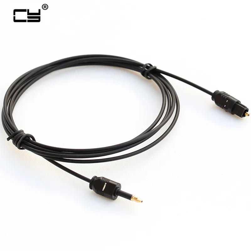 

3.5mm Mini Toslink To Toslink Cable Digital Optical Audio connector adapter Cable OD2.2mm 1m 1.5m 2m 3m 3ft 5t 6ft 10ft