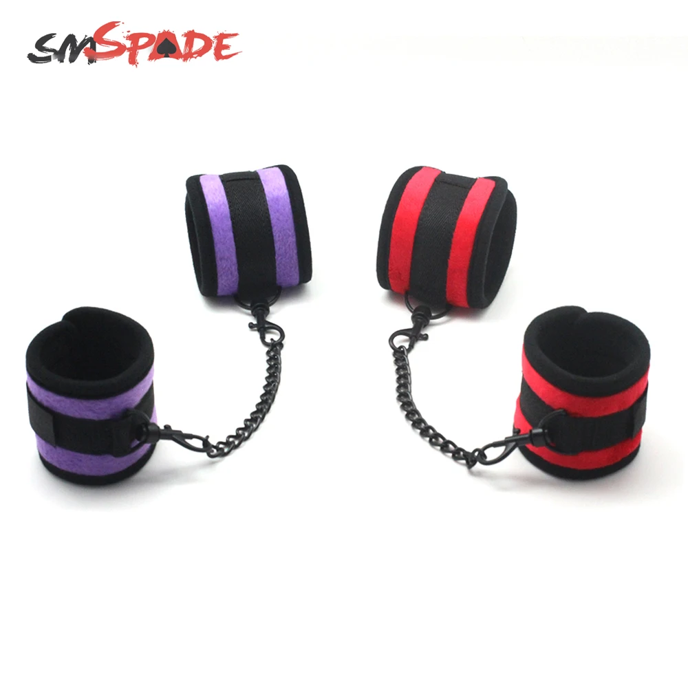 SMSPADE БДСМ бондаж бутик мягкие наручники Ранние игрушки для пар взрослые секс