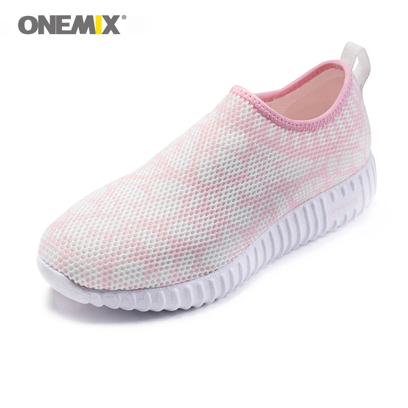 ONEMIX Летняя женская спортивная обувь без застежки на выход для бега Дышащий
