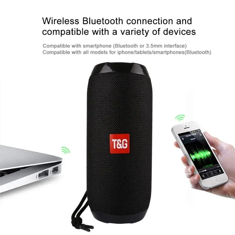 Портативная Водонепроницаемая Bluetooth колонка сабвуфер для улицы беспроводной
