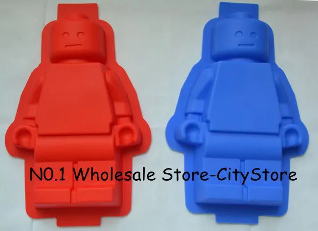 Бесплатная доставка 400 шт./лот новинка минифигурка человек Силиконовый поднос