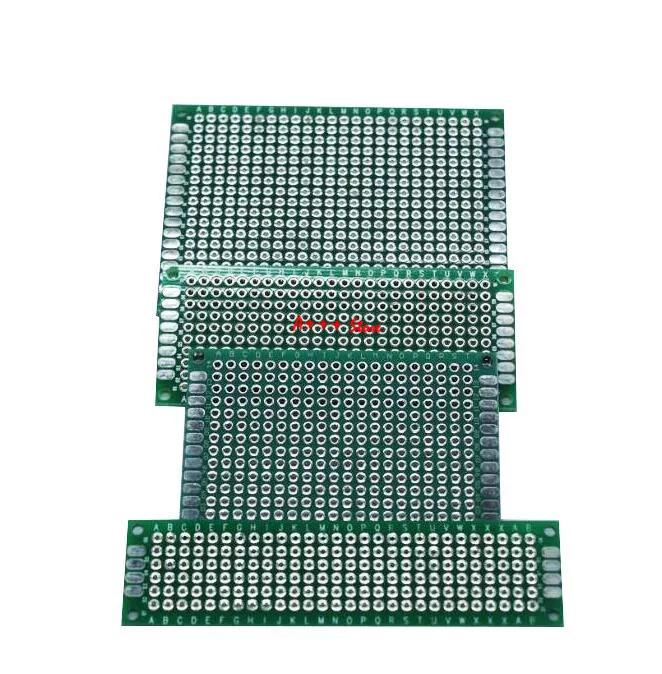 86040 4 шт. 5x7 4x6 3x7 2x8 см двухсторонний медный прототип печатной платы универсальная