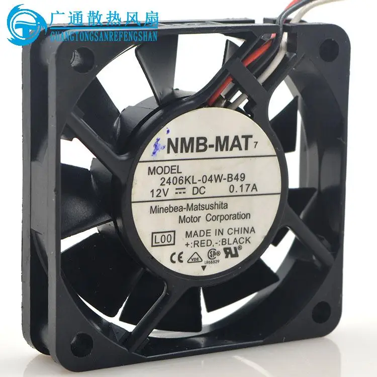 Для NMB 2406kL-04W-B49 DC 12V 0.17A 60*60*15 мм 60 охлаждающий вентилятор | Компьютеры и офис