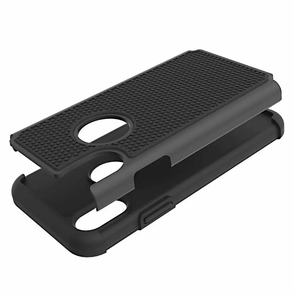 HYSOWENDLY чехол s для iPhone X Броня прочный жесткий PC + Мягкий силиконовый 7 Plus 8 8Plus