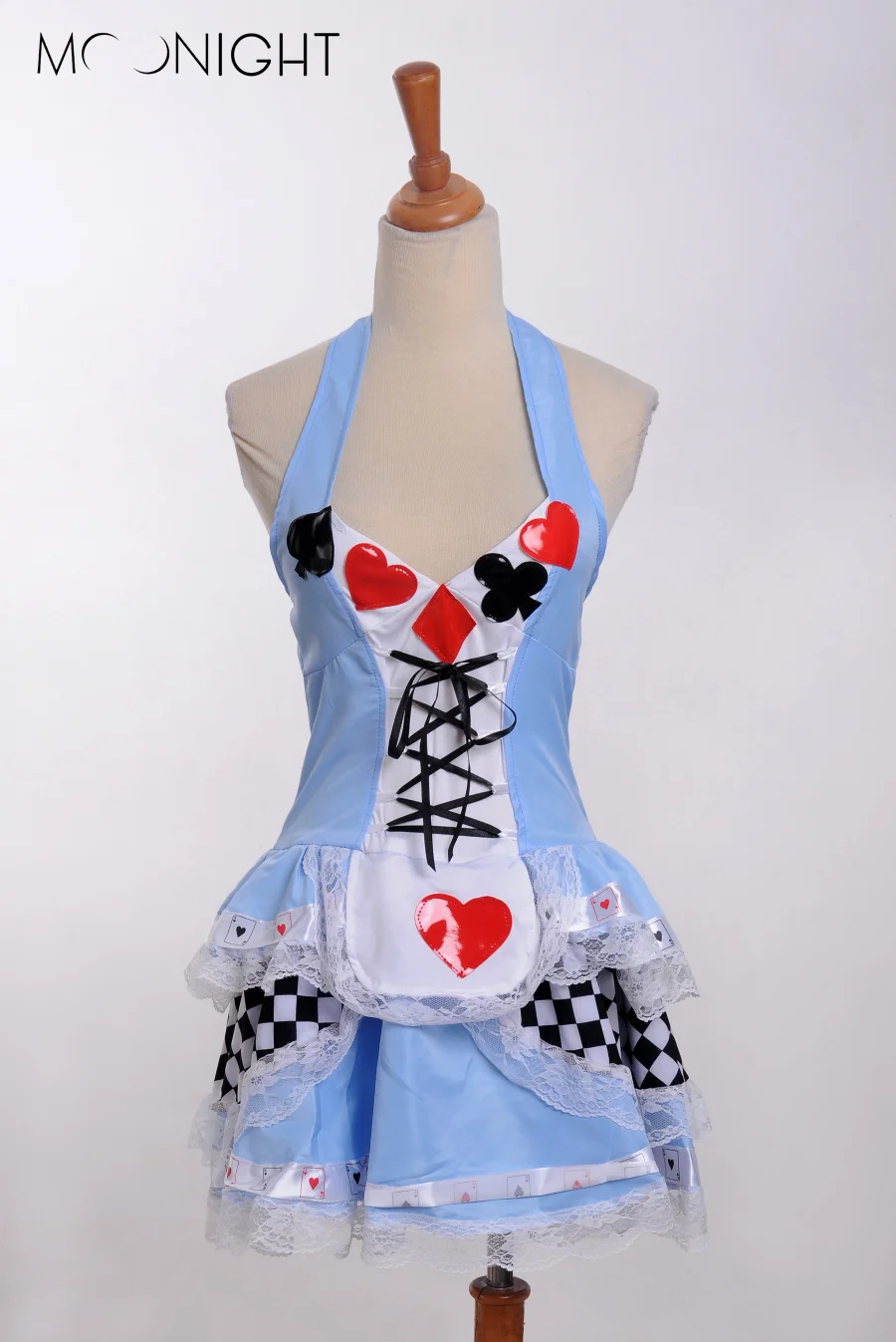 Moonight Плюс Размер Новый сексуальный костюм королевы сердец на Хэллоуин для женщин