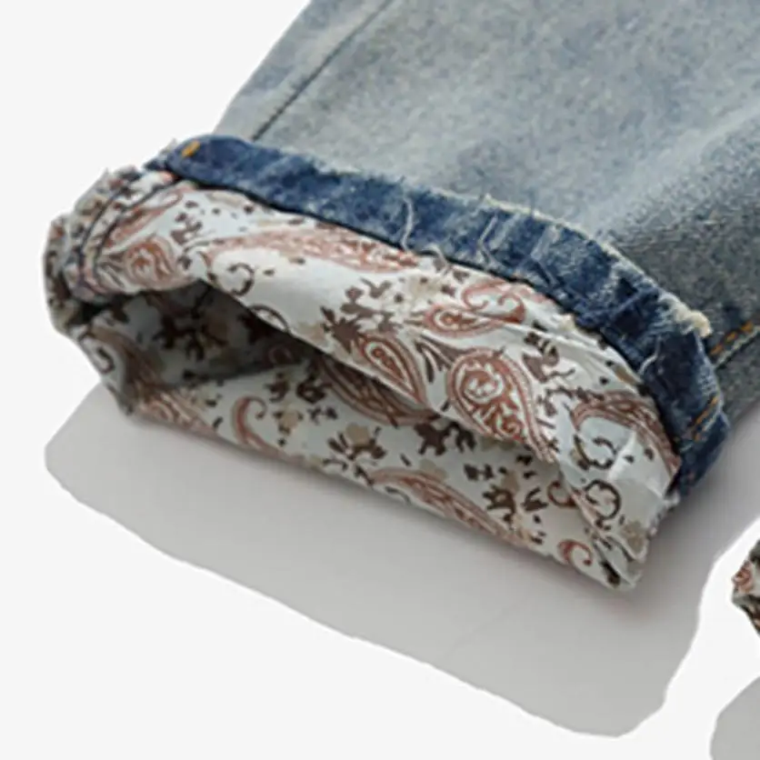 

Men Casual Autumn Denim Jeans Casual Loose Hole Hip Pop Trousers Pants Mens Casual Denim Jeans Male Jeans Hommes Trouser