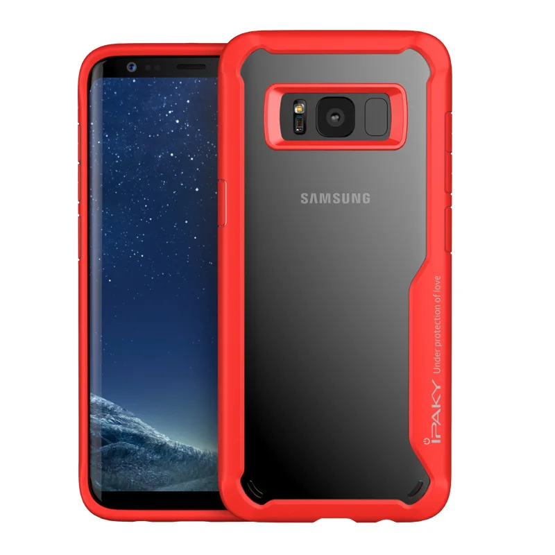 Чехол iPaky Note 9 силиконовый акриловый Гибридный противоударный прозрачный чехол S9