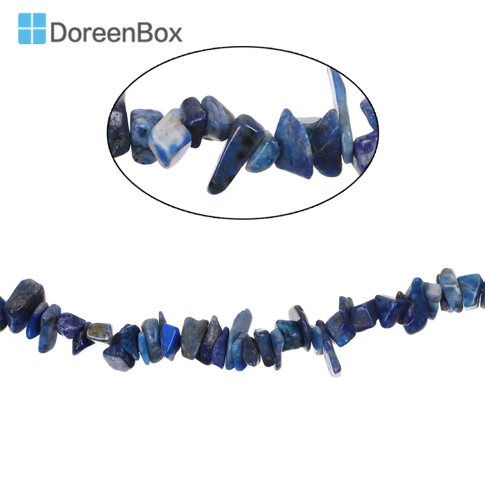 Doreen Box Лазурит Драгоценный Камень Неправильной Формы насыпные синие бусины около