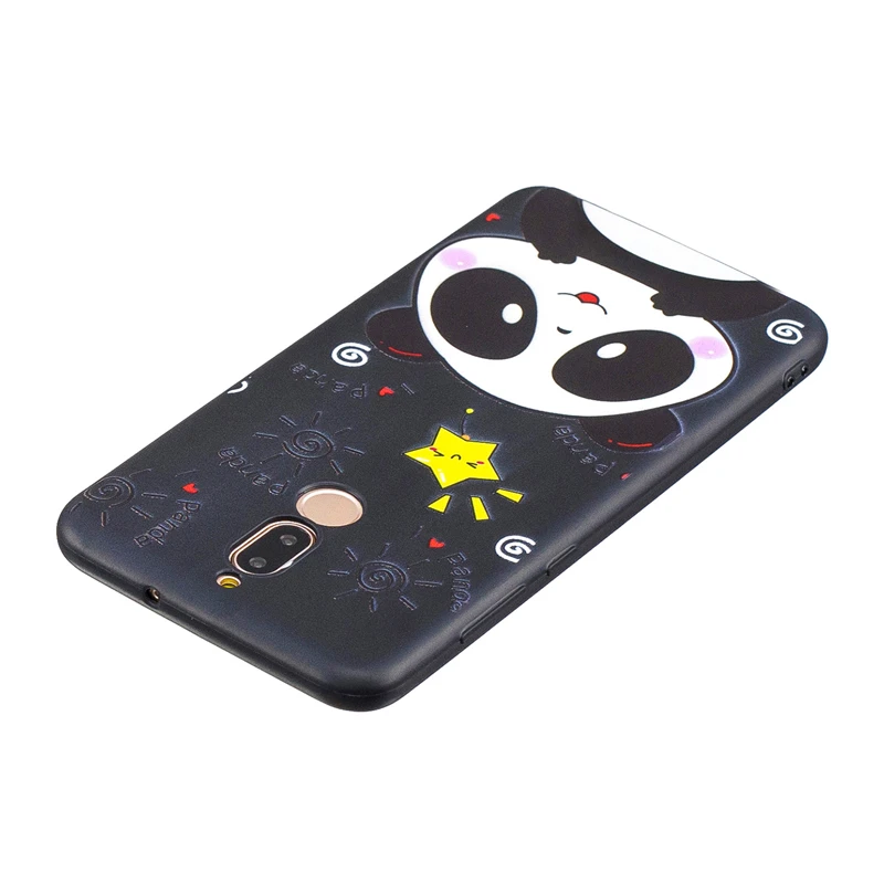 3D Case For Huawei Mate 10 Lite Silicone Cover Nova 2i Soft TPU on / Honor 9i Cute Capas |