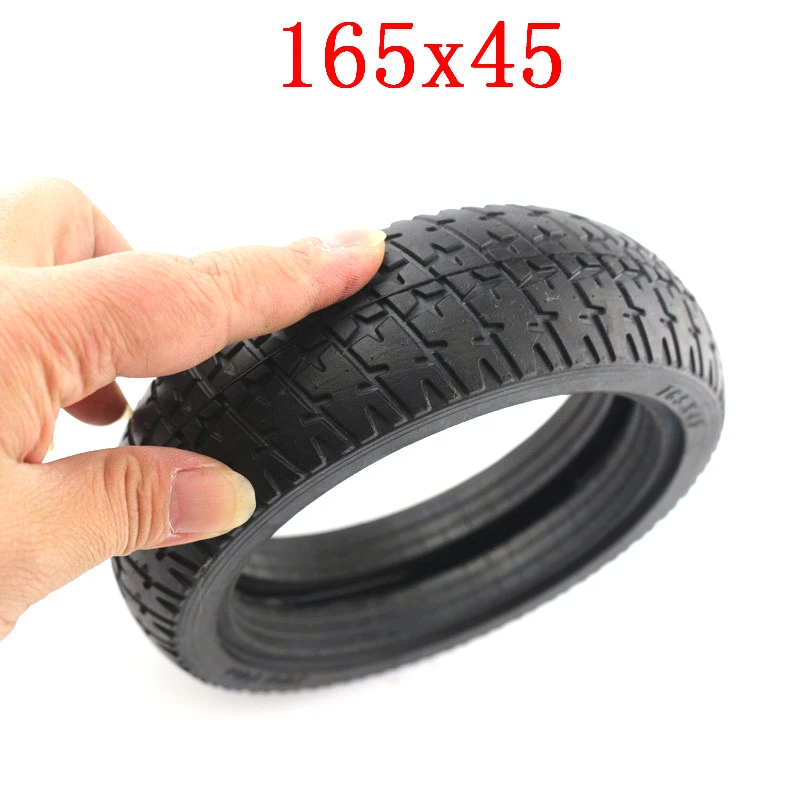 

Бесплатная доставка 165x45 твердые шины 6,5 дюймов для 6,5 "Ховерборд самобалансирующийся Электрический Скутер имеет канавки