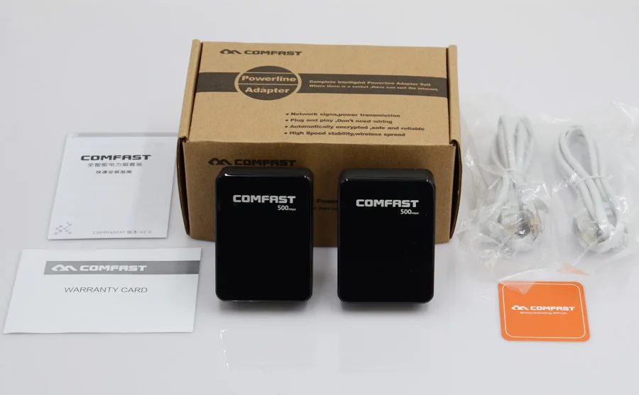 4 Шт. CF-WP500M 500 Мбит Comfast Сети модем Ethernet США iptv plc HomePlug Powerline Adapter KIT ethernet Адаптер |