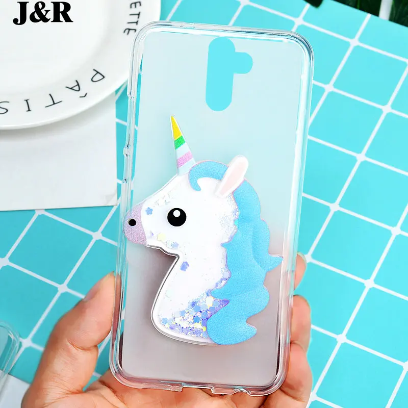 For Doogee BL12000 Case Silicon Cover cases doogee BL 12000/BL12000Pro Bags Cute Animal Owl Glitter Liquid Quicksand Shell |