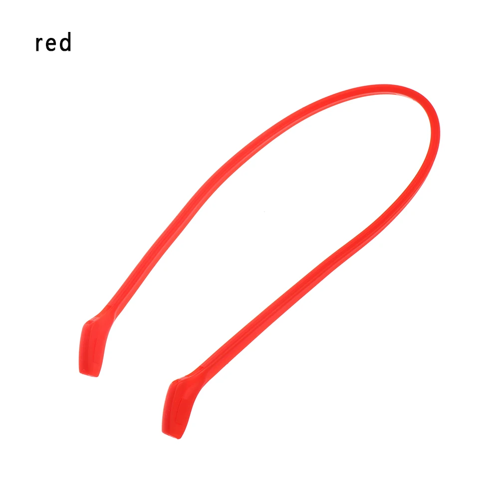 Red 1 шт. силиконовые Регулируемые очки ремешок для солнцезащитных очков спортивный ремешок шнур держатель для детей Взрослые аксессуары для глаз - Цвет: Red