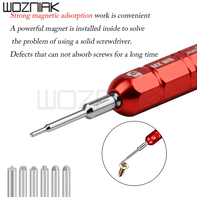 Прецизионная отвертка 3D 0 8 Torx 6 Y Type 1 3 5 Phillips 2 T2 для iPhone сотовый телефон