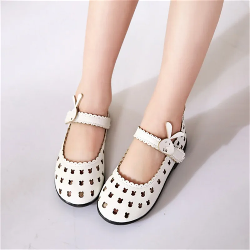 Лидер продаж детская обувь для девочек 2018 брендовая с вырезами милая дышащая