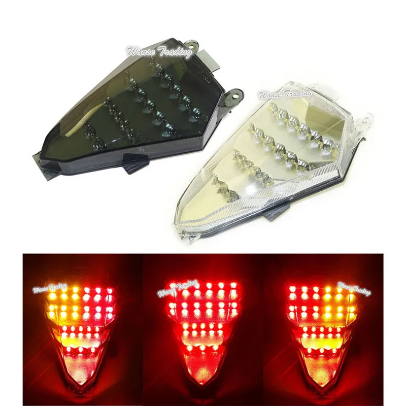 Waase для Yamaha YZF R6 RJ15 2008 2009 2010 2011 2012 2013 2014 2016 хромированный задний фонарь стоп Сигналы