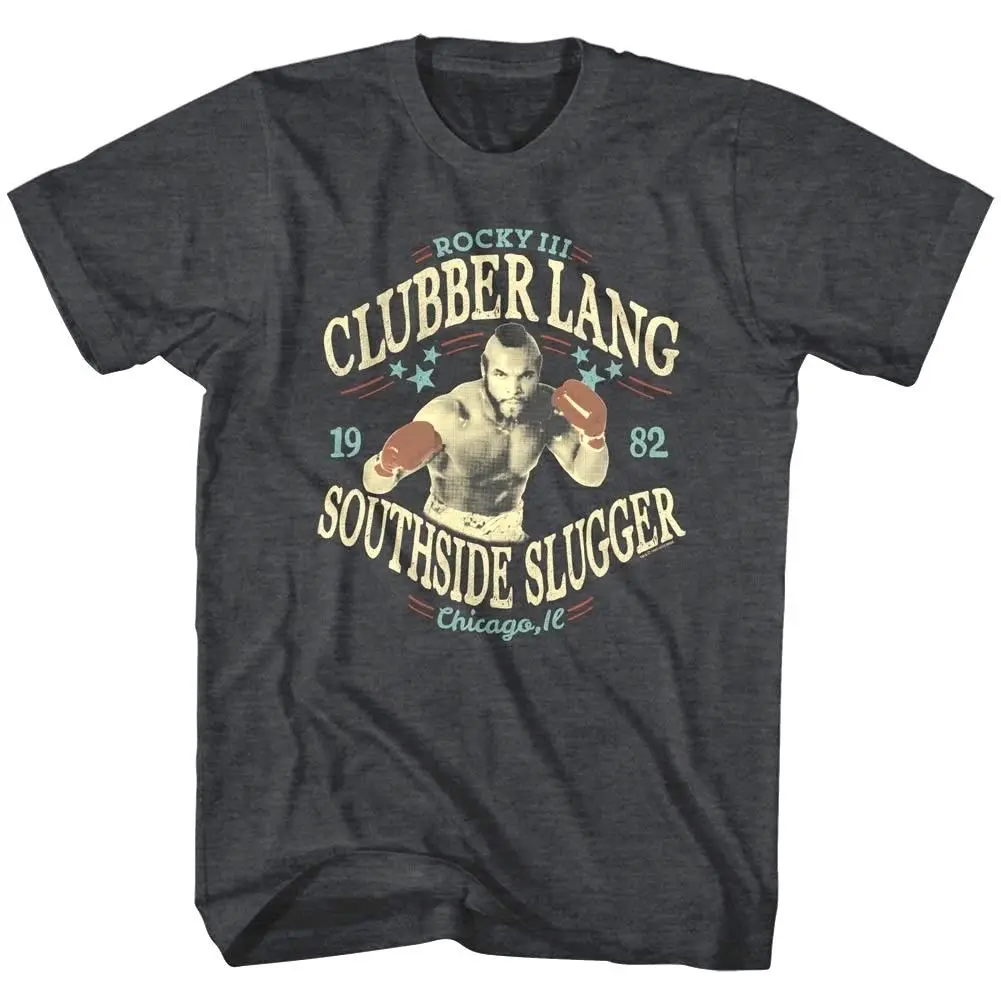 Рокки Бальбоа III Clubber Lang Southside Slugger Мужская Футболка Mr t Baracas Fight Cool casual pride мужская