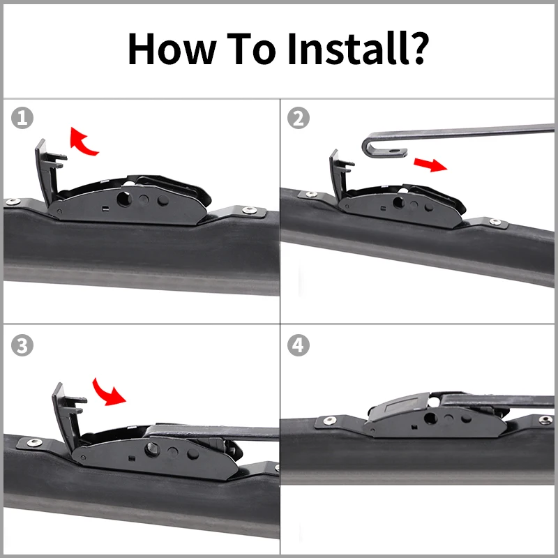 1 шт. универсальная щетка стеклоочистителя из натурального каучука|wiper blade|windshield