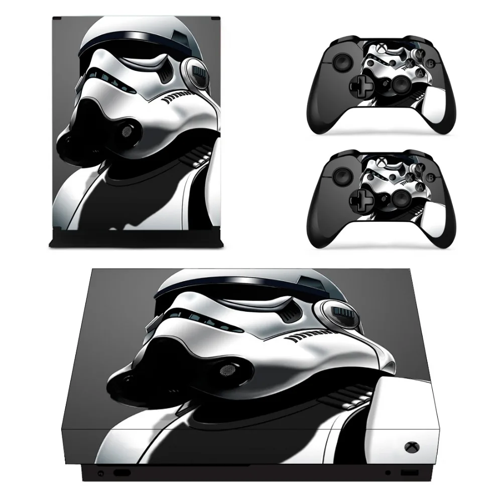 Скины для Xbox One X консоли и контроллера Звездные войны наклейки виниловые Кожа