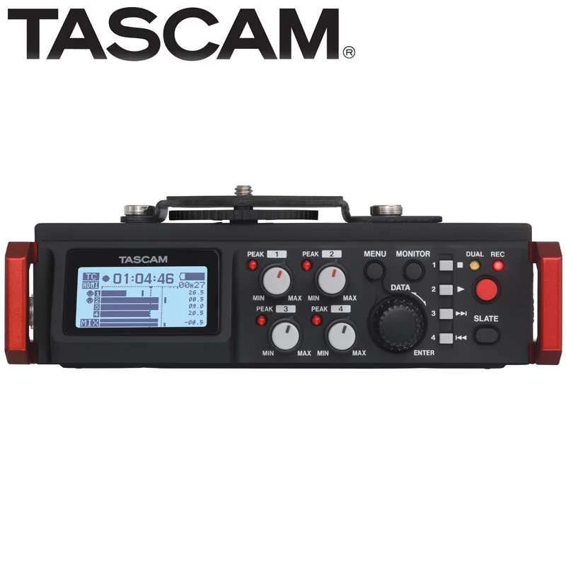 Tascam DR 701D линейный PCM рекордер/Миксер для цифровой зеркальной камеры SMPTE Timecode