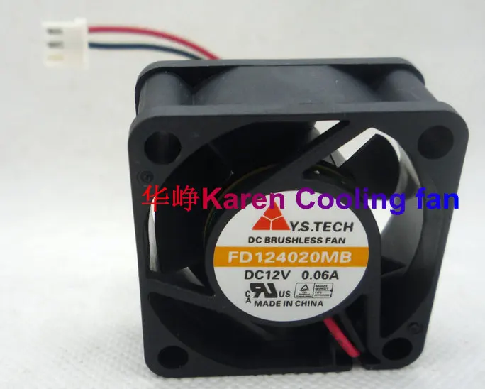 Новый Оригинальный ADDA 4028 AD0412HB B31 12V 0.22A FD124020MB 4020 12 В 0.06a 2 линии Вентилятор