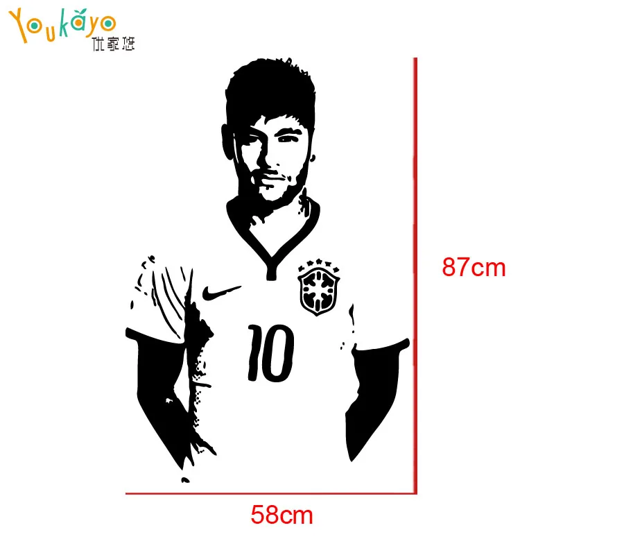 Лидер продаж/Топ Неймар да Силва Барселона бразильский футболист наклейка на
