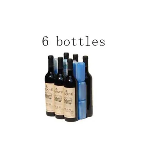 6 bottles 15л 3-6 бутылок утолщение Оксфорд вина сумка-холодильник герметичный лайнер ледяной пакет напитки холодный Перевозчик прохладная изолированная сумка через плечо - Цвет: 6 bottles