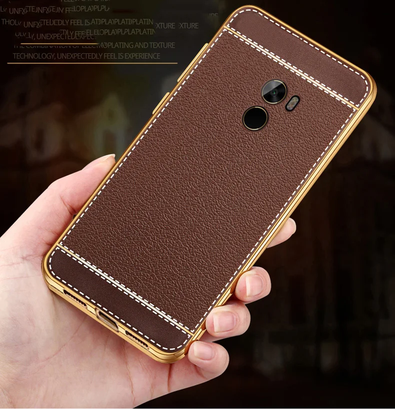 For Xiaomi Mi MiX Luxury Soft TPU Cover Case Mix Slim Plating Business Style Phone |