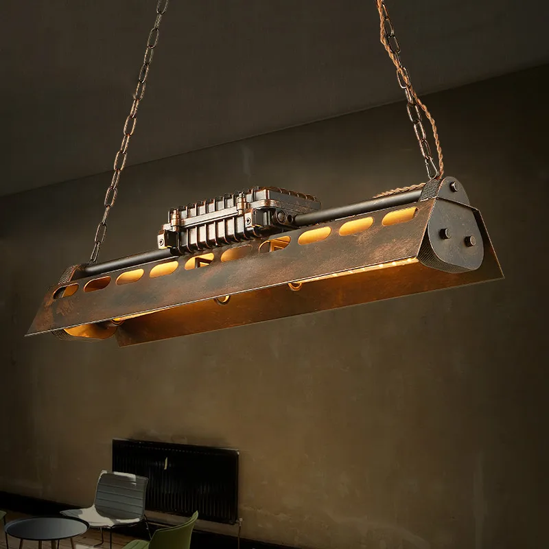 

American Retro Metal Led Pendant Lights Edison Bulbs Dining Room Led Pendant Light Loft Led Pendant Lamp Hanging Light Fixtures