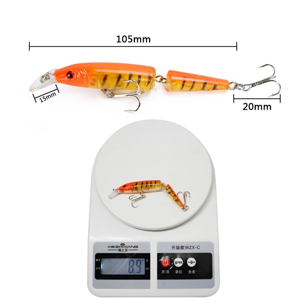 Victorsense рыболовные приманки Minnow 10 5 см 8 9g Crankba двух секций искусственная приманка