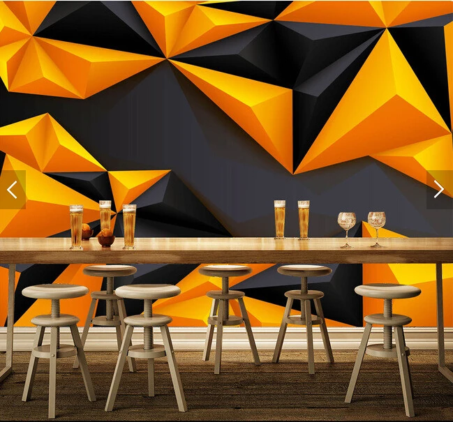 

Custom 3 d papel DE parede, solid geometry murals for the sitting room the bedroom TV setting wall waterproof wallpaper