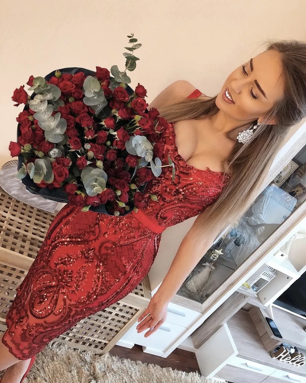 Летнее модное сексуальное Бандажное платье с треугольным вырезом зеленое