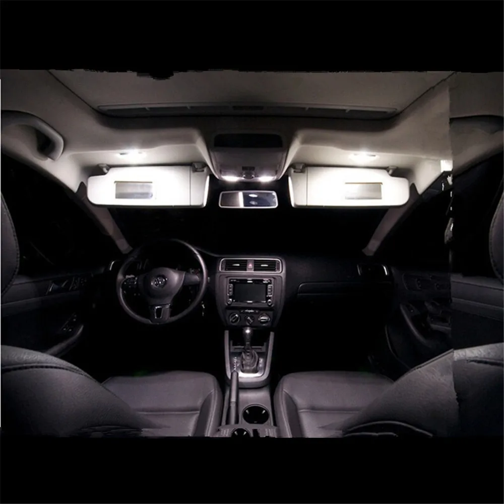 

8 шт. Canbus без ошибок для Volkswagen VW GOLF 6 MK6 GTI 2010, набор светодиодсветильник р для салона автомобиля