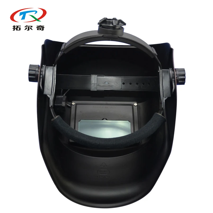 

golden color welding helmet solar and battery high quality welding mask safe type industrial led light full face HD65(2200DE)Y