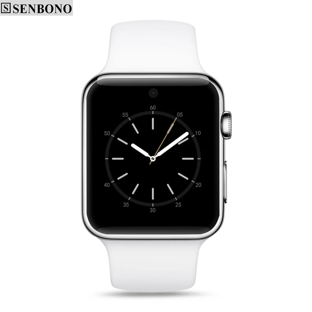 SENBONO DM09 Bluetooth Смарт-часы 2.5D ARC HD экран SmartWatch поддержка sim-карты телефон часы для IOS