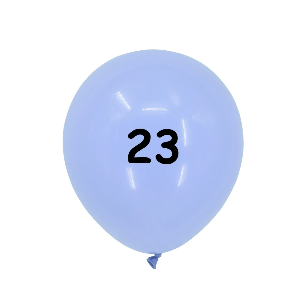 Macaron balloon 23 100 шт 10 дюймов конфеты Макаруны латексные шары, гелий воздушные шары для вечерние, свадьбы, дня рождения, детские игрушки, вечерние шары - Цвет: Macaron balloon 23