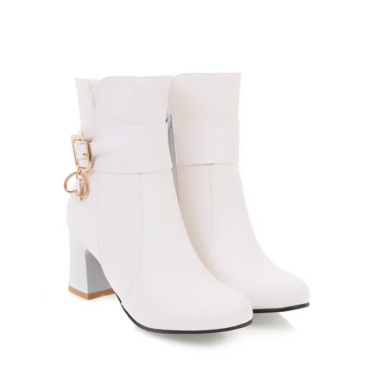 Botas Mujer; Осенняя обувь розового цвета; женская обувь на высоком каблуке; большой размер 40