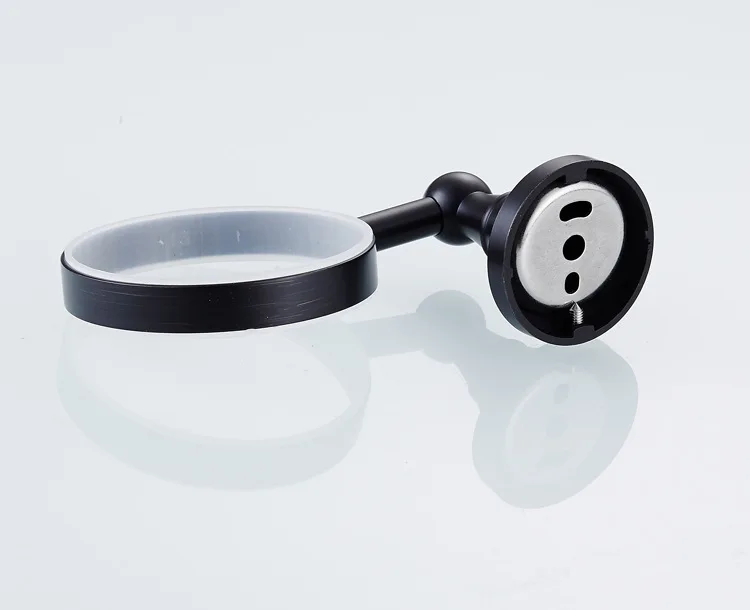 Бесплатная доставка высокое качество черный держатель для туалетной щетки с