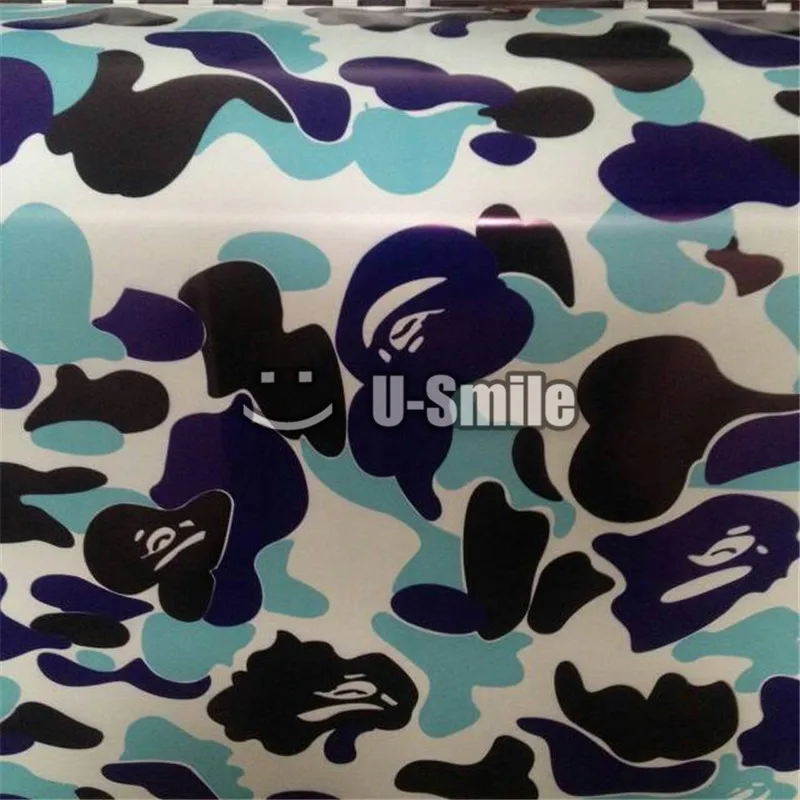 Синий Городской Ночной камуфляж виниловая пленка синий тигр автомобильная без