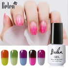 УФ-Гель-лак Belen 7 мл меняющий цвета Полупостоянный термостойкий Хамелеон термо УФ Чистый Блеск лак для маникюра