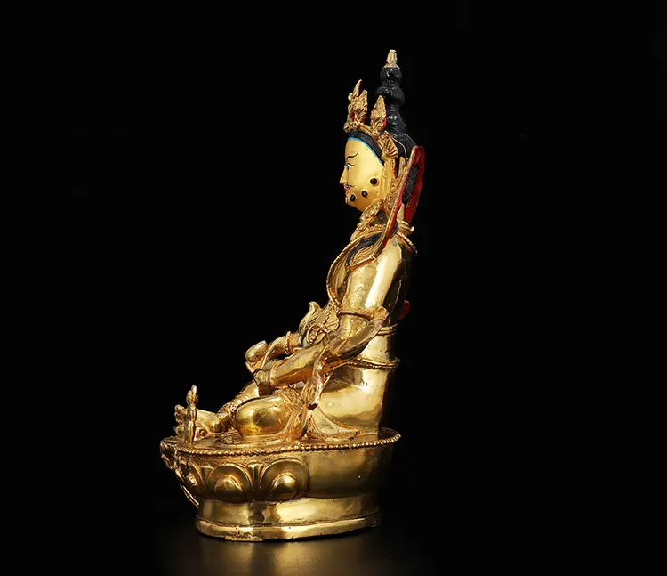 Оптовая продажа большой Тибетский храм 30 см статуя Будды-домашняя компания