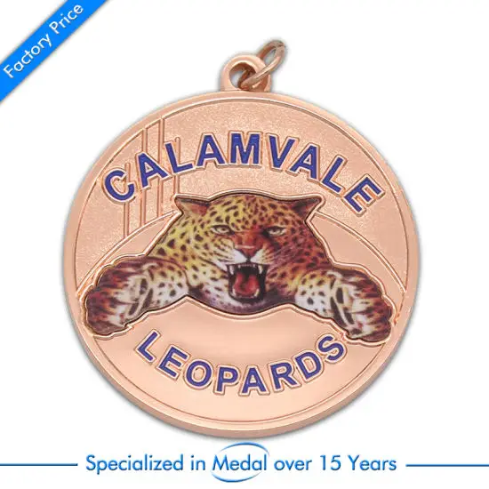 

cheap Customized Zinc Alloy Medal high quality China Custom Award Souvenir Medallion with Printed Paster