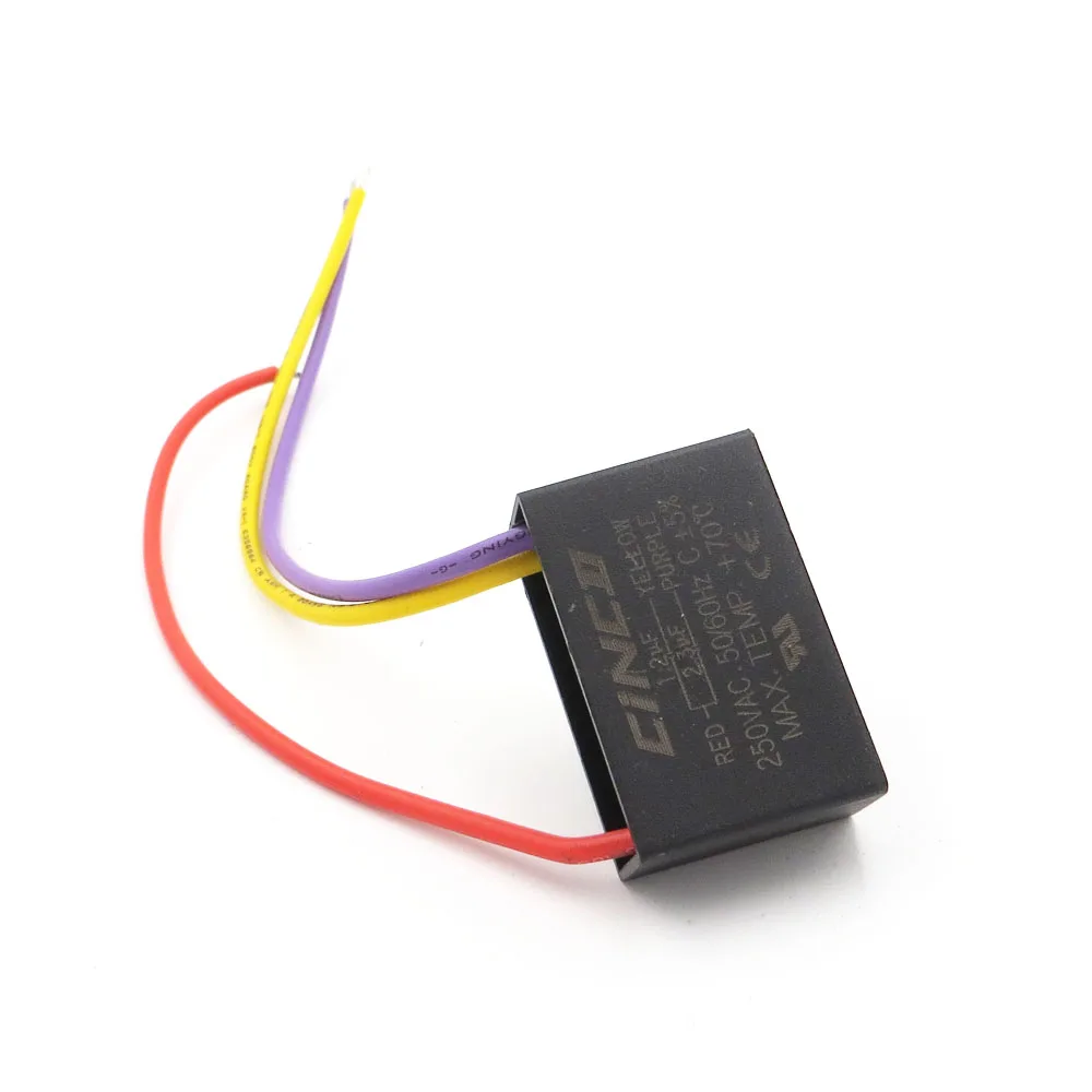 CBB61 1 2 + 3 мкФ 250V Кабели электрические конденсаторы вентиляторов электрического