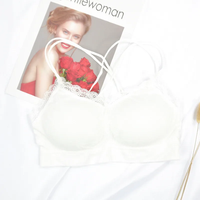 Бюстгальтер женский из мягкого хлопка с чашками пуш-ап | Женская одежда