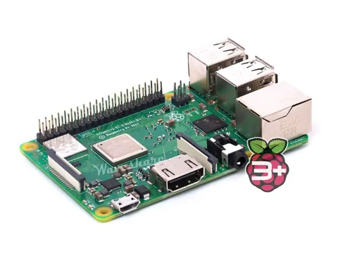 Waveshare Raspberry Pi 3 Model B + мини-ПК Комплект третьего поколения 1,4 ГГц 64-битный четырехъядерный ARM Cortex-A53 1G