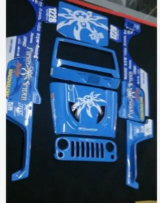 UV Stickers white Waterpaste Капо наклейки на кузов наклейки для D110 Tamiya по супер скидке трактор TRX4 RCW4D крест TF2 SCX10 осевой крест HPI AX90046 FJ40 D90 - Цвет: UV Stickers white