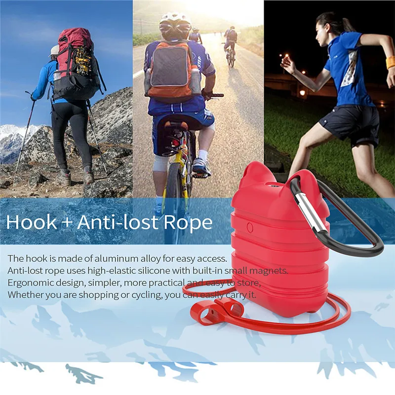 CALETOP Cute Soft Cases for Airpods Case Protecive Sillicone Cover Airpod Accessories With Anti-Lost Rope TWS Earphones | Электроника
