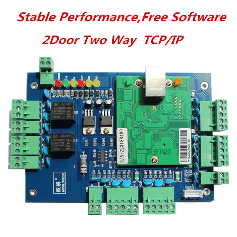 Веб панель управления доступом для 2 дверей кард ридер система контроля доступа