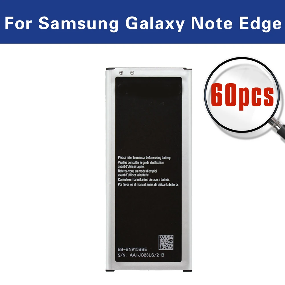 60 шт EB BN915BBE батареи для Samsung GALAXY Note Edge N9150 N915FY N915D N915F N915K N915L N915S N915G G9006V оптовая